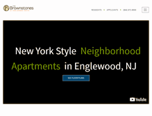 Tablet Screenshot of liveatbrownstones.com